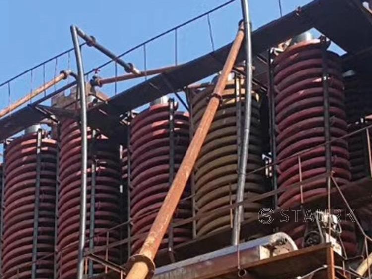 China Spiral chute screw concentrate machine