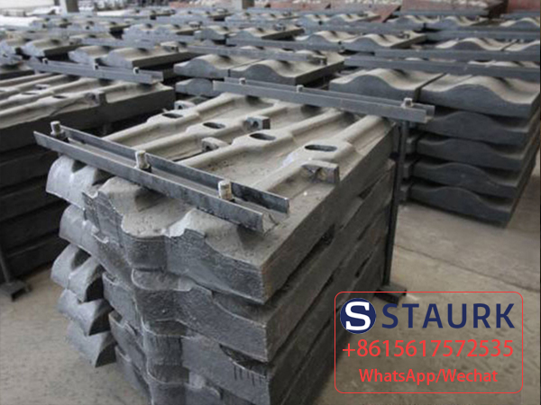 China Steel rubber Liner of ball mill