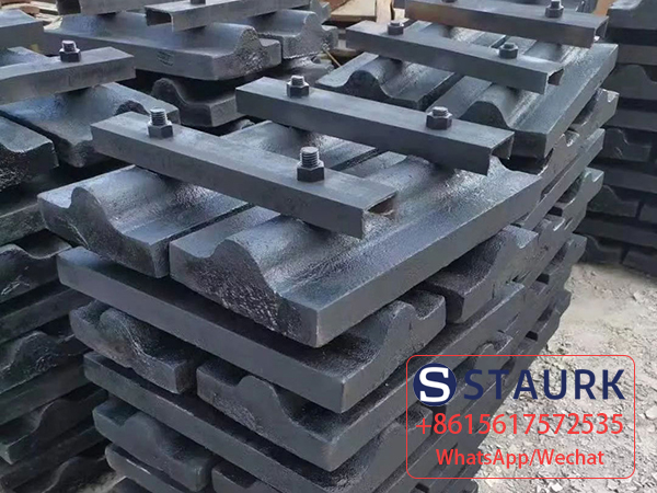 China Steel rubber Liner of ball mill