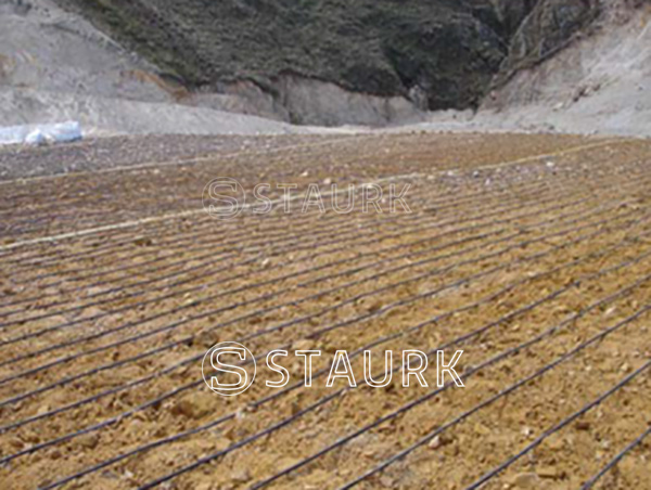China Gold heap leaching plant