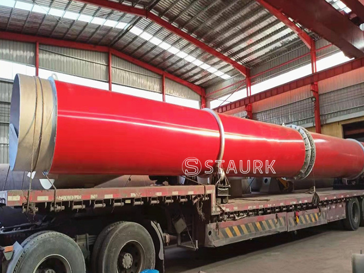 China Dolomite powder rotary dryer
