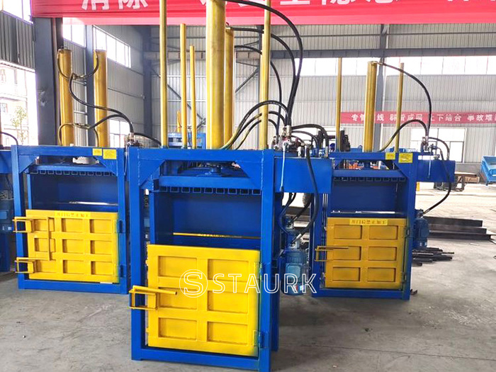 China Paper baling press machine baler