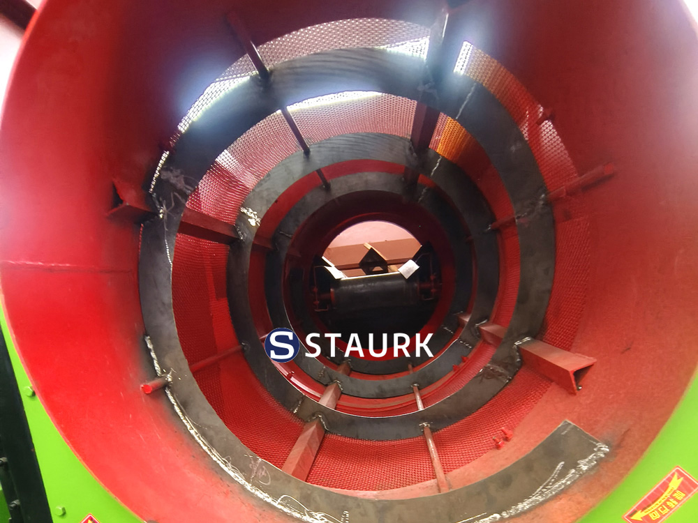 China Topsoil screen trommel