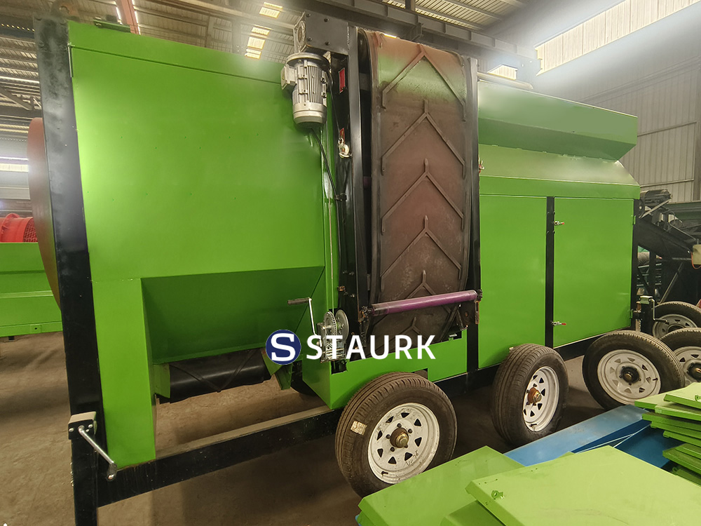 China Topsoil screen trommel