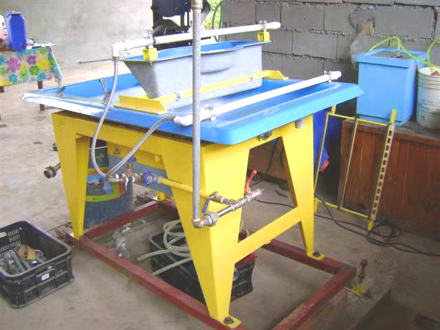 China Gold wave table micron recovery