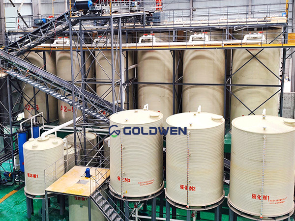 China Silica sand acid pickling