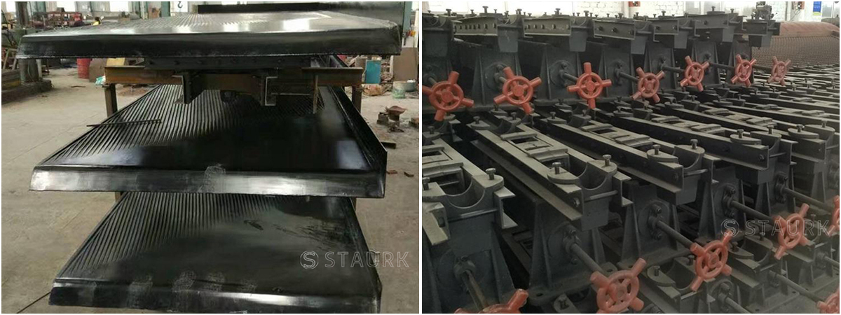 China double three layers deck shaker shaking table for sale