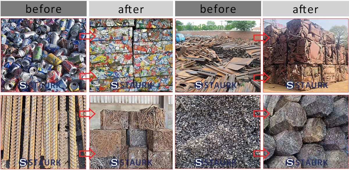 Appliaction of metal baler