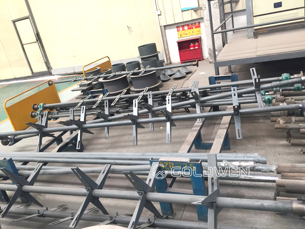 Scraper structure of xjm flotation machine