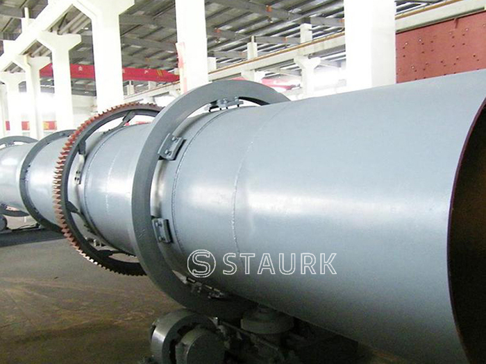 China Silver ore rotary dryer
