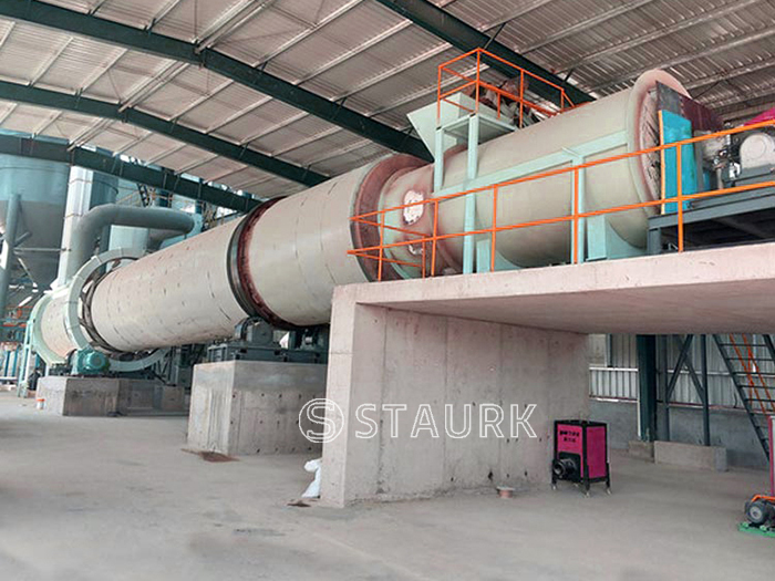 China Silver ore rotary dryer